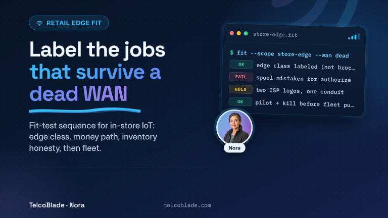 Retail edge fit tests: label jobs that must survive a dead WAN before buying a platform