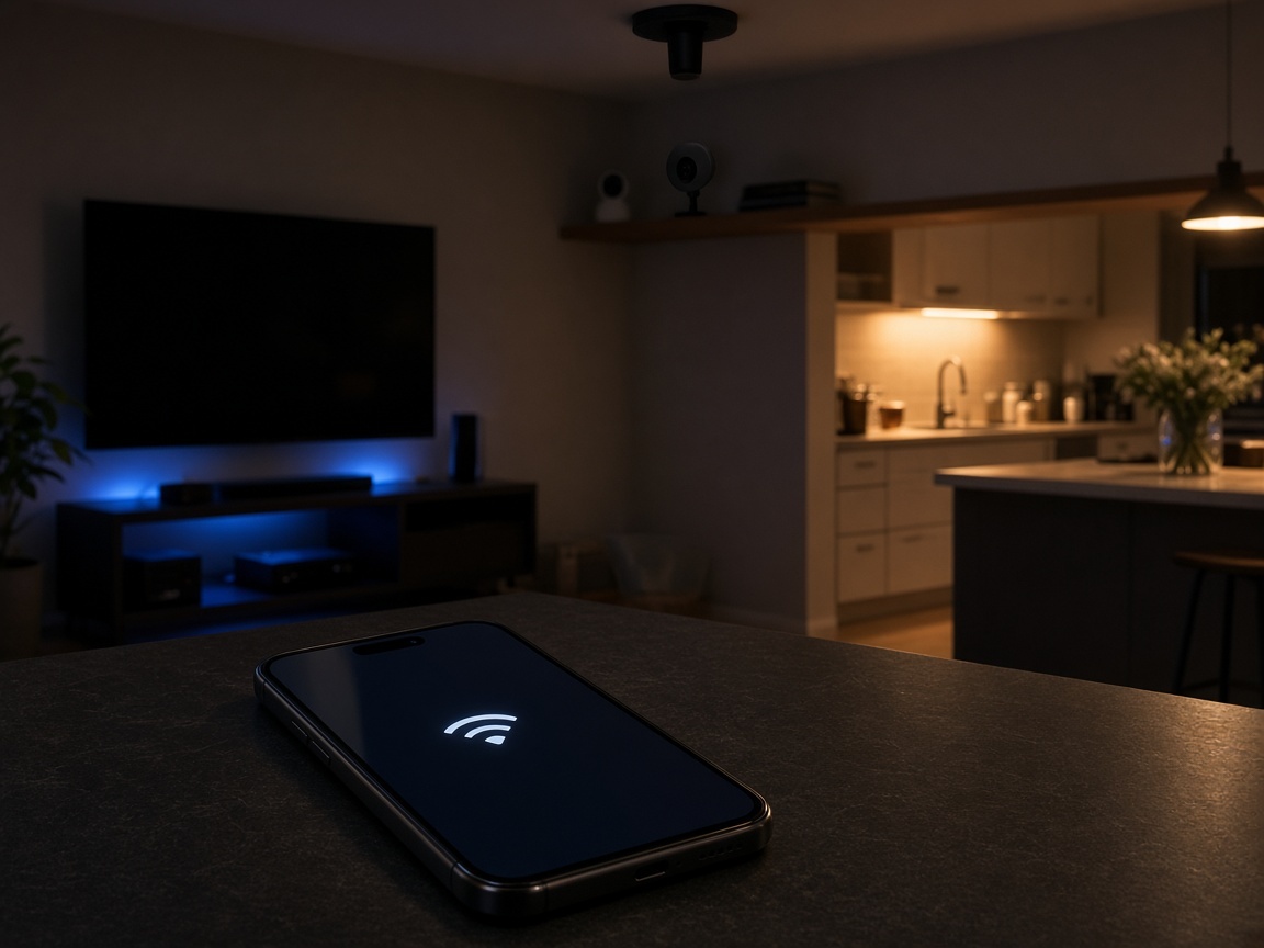 Phones stay happy on 5 GHz while 2.4 GHz bulbs and cameras starve on the same house network.